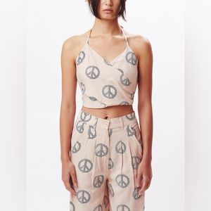 Obey halter top